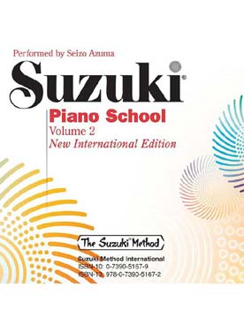 Illustration de SUZUKI Piano School - CD du Vol. 2 (revised international edition)