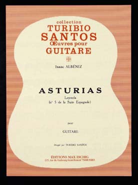 Illustration de Asturias (N° 5 Suite espagnole op. 47) - tr. Santos
