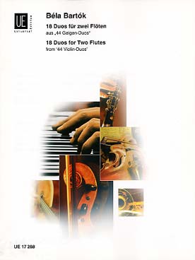 Illustration de 18 Duos des 44 duos pour violon (tr. L. Csupor)