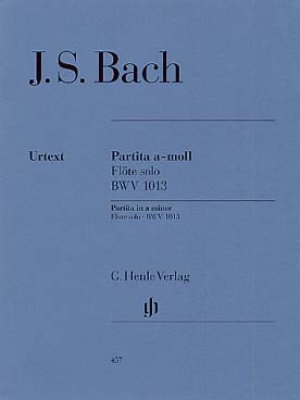 Illustration de Partita BWV 1013 en la m - éd. Henle