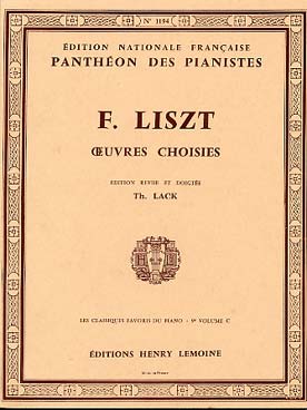 Illustration de Les CLASSIQUES FAVORIS - Vol. 9 C (œuvres choisies de Liszt)