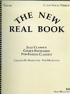 Illustration de NEW REAL BOOK LEGAL La "Bible" des musiciens de Jazz : 430 pages de thèmes avec grilles - Vol. 1 en do