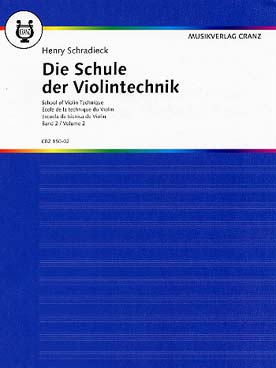 Illustration de École de la technique du violon - Vol. 2 (éd. Cranz)