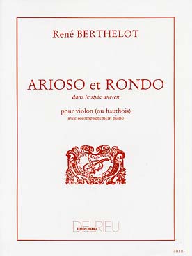 Illustration de Arioso et Rondo (violon ou hautbois)
