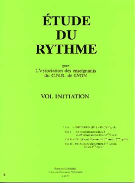 Illustration de Étude du rythme, par l'association des enseignants du C.N.R. de Lyon - Vol. Initiation : IM 1 et IM 2