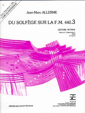 Illustration de Du solfège sur la F.M. 440 - Vol. 3 (440.3) Lecture/rythme (professeur)