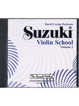 Illustration de SUZUKI Violin School (ancienne édition) - CD du Vol. 2