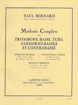Illustration de Méthode complète pour trombone basse, tuba, saxhorns basses et contrebasses