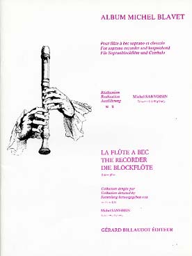 Illustration de Album pour flûte à bec soprano et clavecin