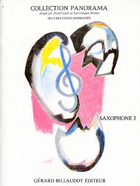 Illustration de PANORAMA (coll. d'œuvres contemporaines) - Saxophone 3 (élément.): Foison, Rossé, F Constant, JL Petit, Canat de Chizy