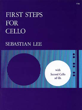 Illustration de First Steps in cello playing op. 101