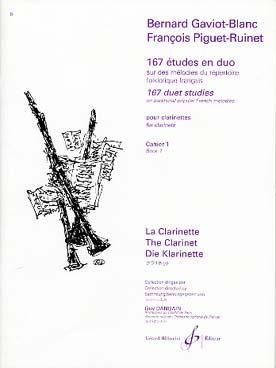 Illustration de 167 Études en duo sur des mélodies du répertoire folklorique français - Vol. 1 : très facile