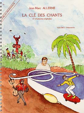 Illustration de La Clé des chants - Vol. 2 : Préparatoire, livre du professeur + CD