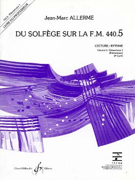 Illustration de Du solfège sur la F.M. 440 - Vol. 5 (440.5) Lecture/rythme (professeur)