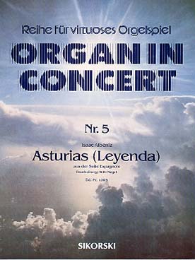 Illustration de Asturias op. 47/5 (tr. Nagel)