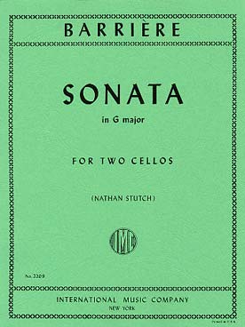 Illustration de Sonate en sol M pour 2 violoncelles