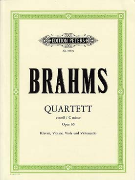 Illustration de Quatuor avec piano op. 60 en do m