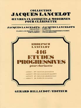 Illustration de 416 Études progressives - Vol. 4 : 26 études de virtuosité