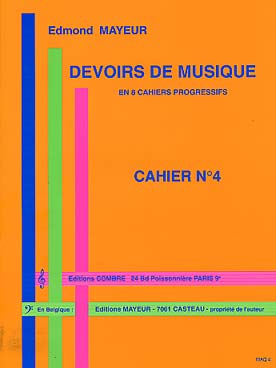 Illustration de Cahiers de devoirs de musique - N° 4