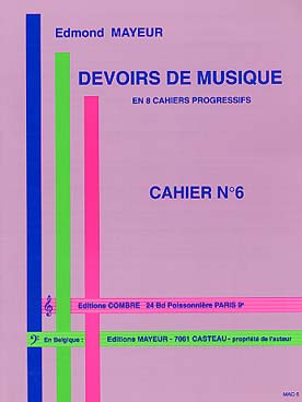 Illustration de Cahiers de devoirs de musique - N° 6