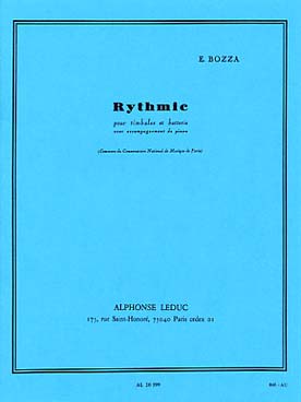 Illustration de Rythmic op. 70 pour timbales et batterie avec accompagnement de piano