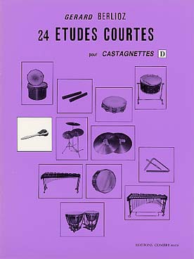 Illustration de 24 Études courtes - Vol. D : pour castagnettes