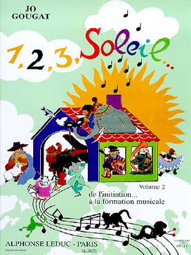 Illustration de 1, 2, 3, Soleil... : de l'initiation à la formation musicale - Album de musique N° 2 + 2 CD