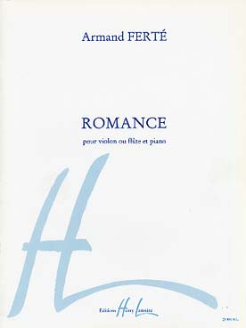 Illustration de Romance pour violon ou flûte et piano