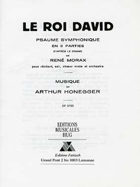 Illustration de Le Roi David (texte en français de l'opéra, sans partition)