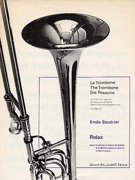 Illustration de Relax pour trombone ténor ou basse ou tuba et piano