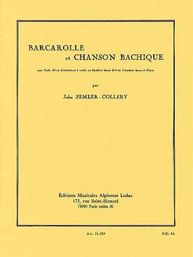 Illustration de Barcarolle et chanson bachique