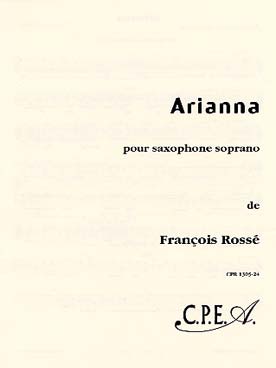 Illustration de Arianna pour saxophone soprano