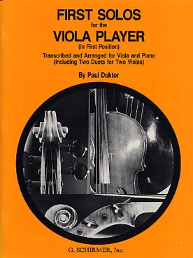 Illustration 1st solos for the viola player