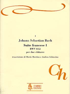 Illustration de Suites françaises (tr. Schiavina, C + P) - N° 1 BWV 812