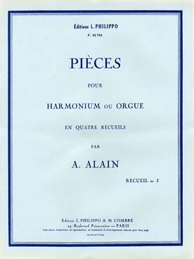Illustration de Recueil pieces pour harmonium ou orgue - Vol. 3 : 20 pièces