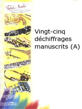Illustration de 25 Déchiffrages manuscrits (A)