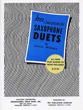 Illustration de Jazz conception for saxophone duets