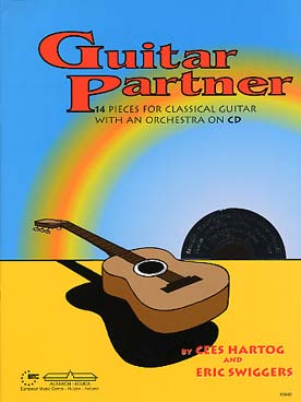 Illustration de Guitar partner : 14 pièces classiques avec accompagnement d'orchestre sur CD