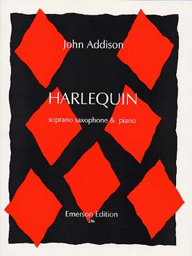 Illustration de Harlequin pour saxophone soprano et piano