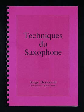 Illustration de Techniques du saxophone