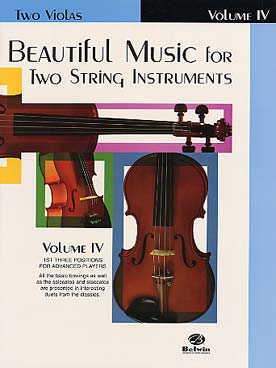 Illustration de Beautiful music for 2 strings - 2 Altos Vol. 4