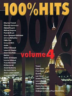 Illustration de 100 % HITS : succès français et internationaux (P/V/G) - Vol. 4
