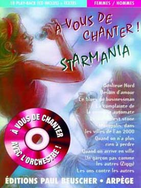 Illustration de A VOUS DE CHANTER avec CD accompagnement orchestre et feuillet paroles - Starmania