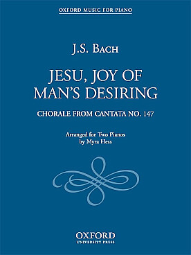 Illustration de Choral de la Cantate 147 "Jésus que ma joie demeure" - éd. Oxford (tr. Hess)