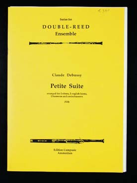 Illustration de Petite suite, tr. pour 2 hautbois, 2 cors anglais, 2 bassons, contrebasson
