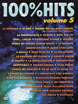 Illustration de 100 % HITS : succès français et internationaux (P/V/G) - Vol. 5