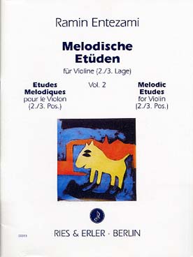 Illustration de Etudes mélodiques - Vol. 2 : 2e et 3e positions