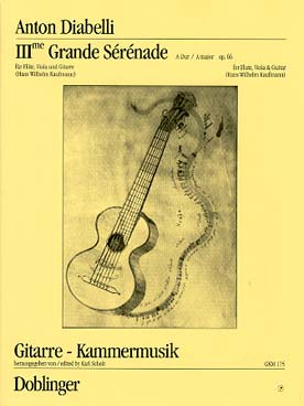 Illustration de 3e Grande sérénade pour flûte, alto et guitare op. 66 en la M