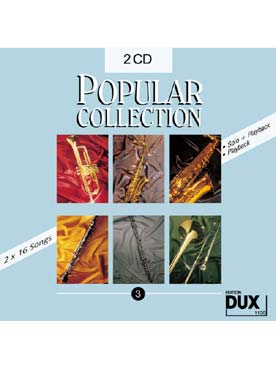 Illustration de POPULAR COLLECTION - Vol. 3 : double CD play-along