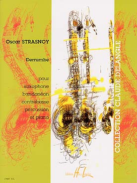 Illustration de Derrumbe pour saxo soprano, bandonéon, contrebasse, percussion et piano